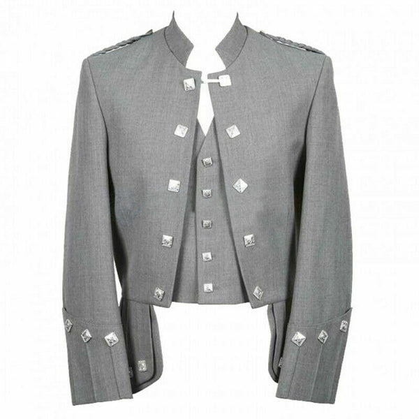 Sheriffmuir Grey Wool Pride Jacket